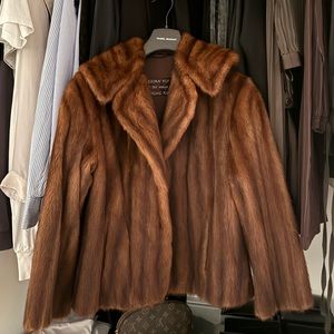Rabbit fur jacket vintage from siberian fur store